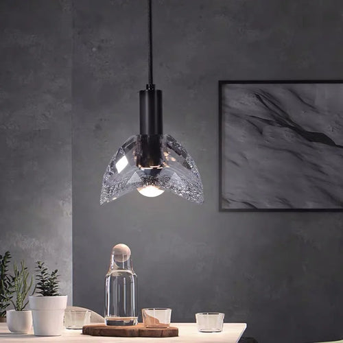 luminaire led suspension en cristal k9 de luxe postmoderne - vue 4 sur 8