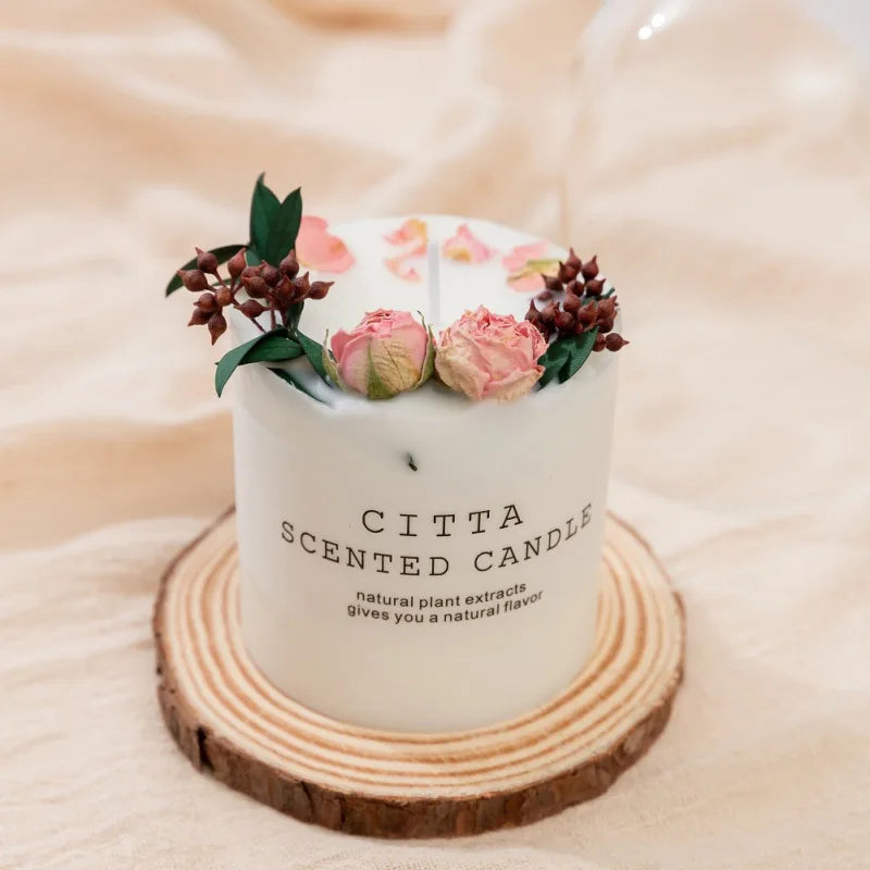bougies d'aromathérapie romantiques en cire de soja cadeau détente anti-stress - vue 9 sur 10
