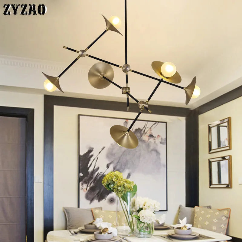 suspension postmoderne nordique design pour éclairage intérieur décoratif - vue 4 sur 10