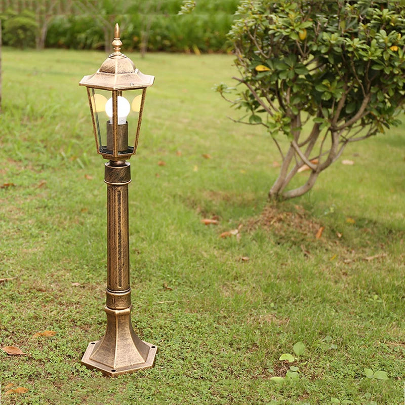 lampe de jardin extérieure rétro pour les espaces extérieurs et les allées - vue 4 sur 8