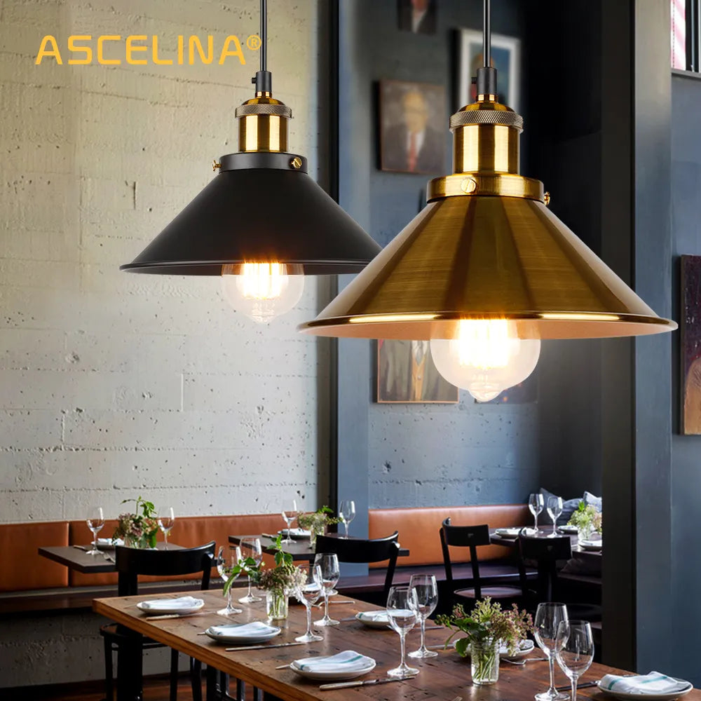 Suspension industrielle moderne LED Restaurant Décoration de salon