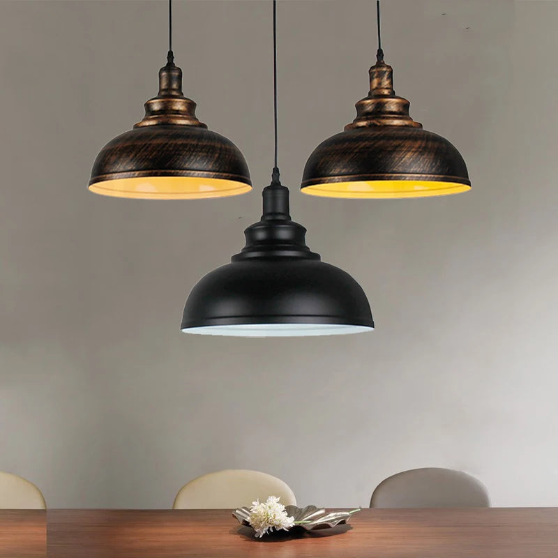 lustre vintage loft rétro pour bar cuisine et restaurant