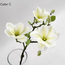 têtes de fleurs artificielles de magnolia pour décoration de mariage et fête