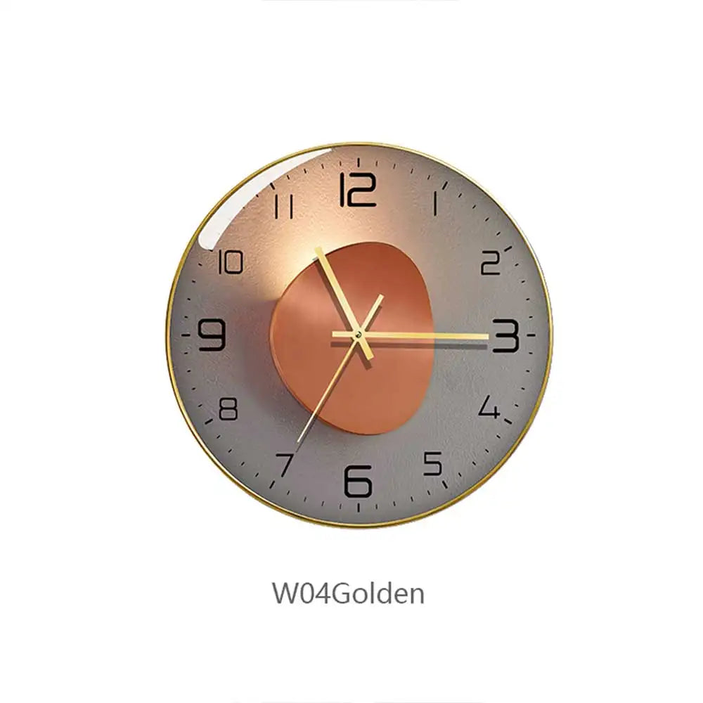 horloge murale en verre design moderne créatif géométrique décorative - vue 12 sur 18