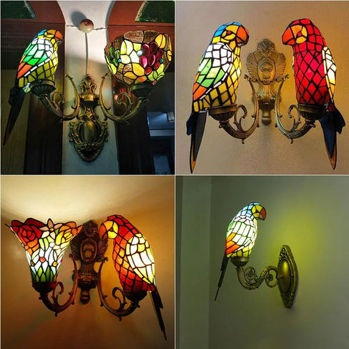 applique murale en verre coloré pour déco créative lumineuse