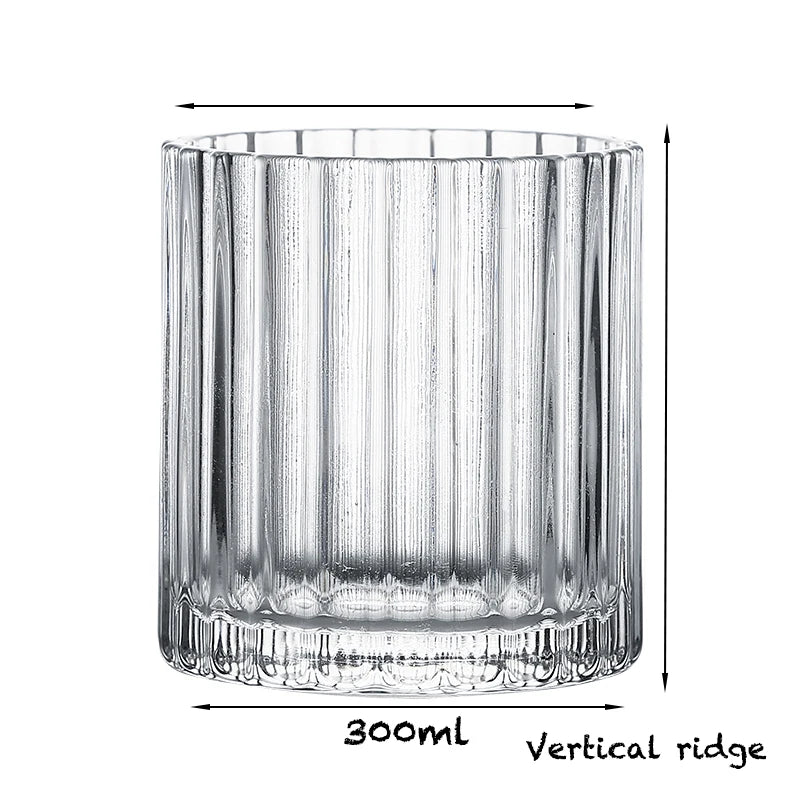 Verres à whisky style diamant pour cocktails spiritueux
