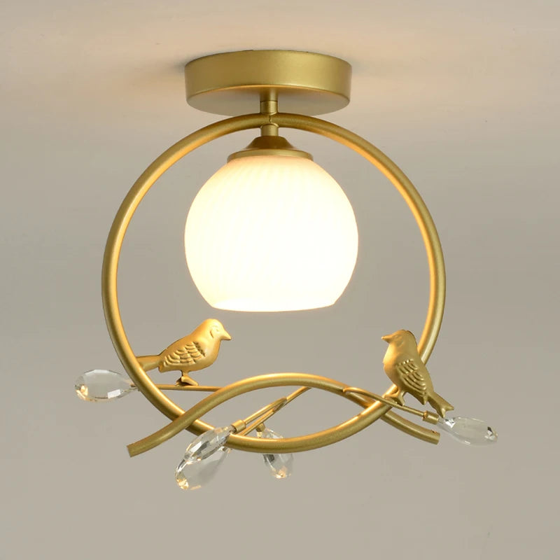 plafonnier moderne à leds pour hall d'entrée et balcon - vue 7 sur 20