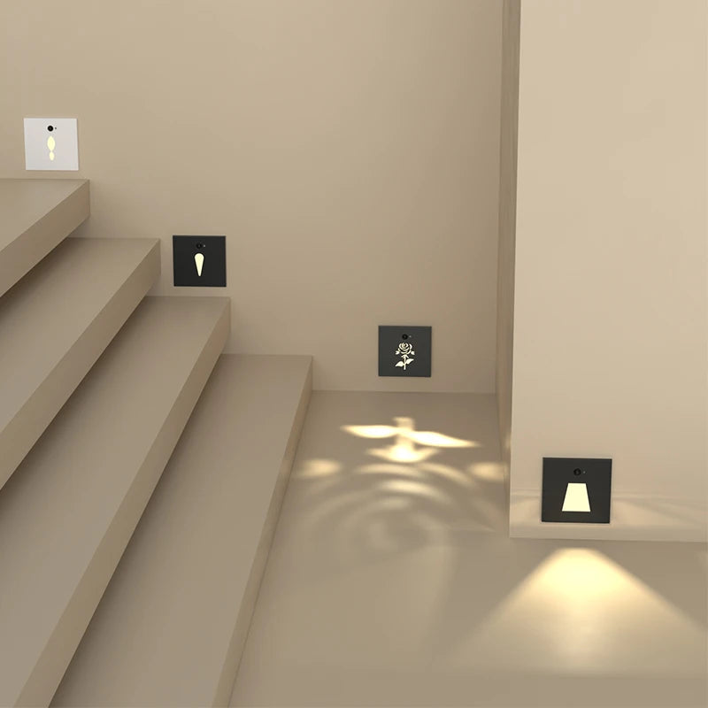 applique murale led à induction avec capteur intégré