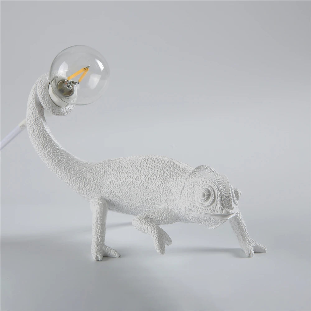 applique murale lézard mignon en résine luminaire de nuit - vue 5 sur 11
