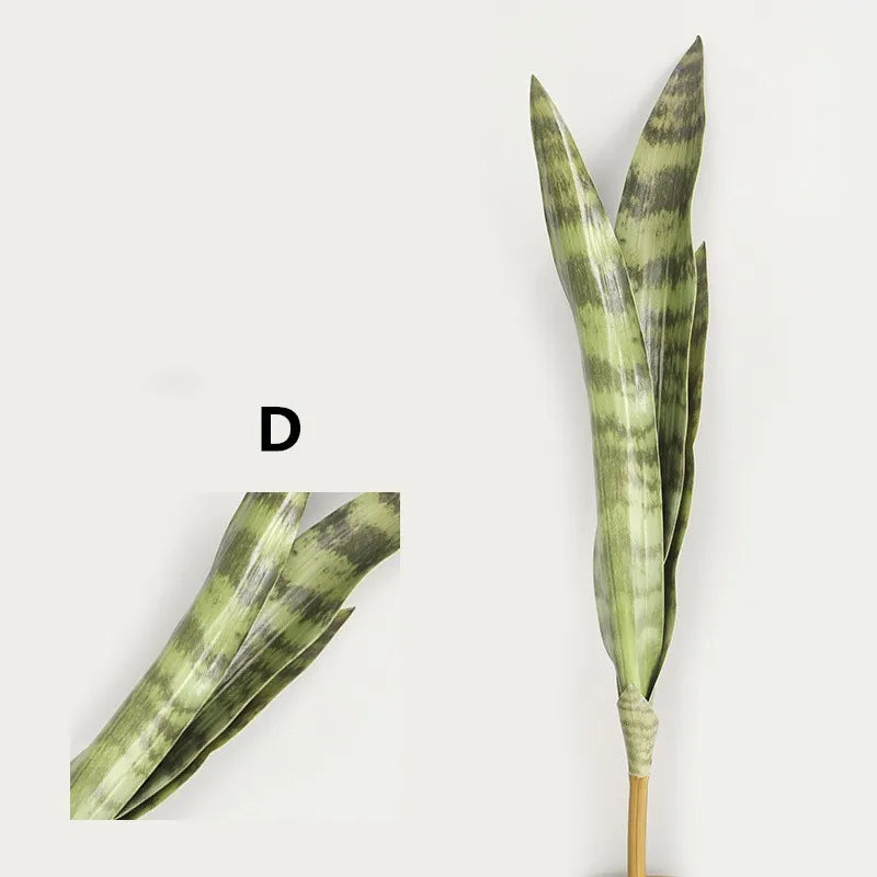 plantes artificielles feuilles de tigre pour décoration intérieure et jardin - vue 11 sur 12