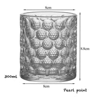 Verres a whisky old fashioned style cristal relief