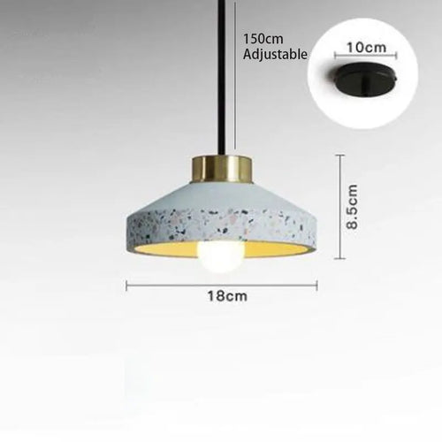 suspension vintage en ciment pour bar et café - vue 14 sur 14