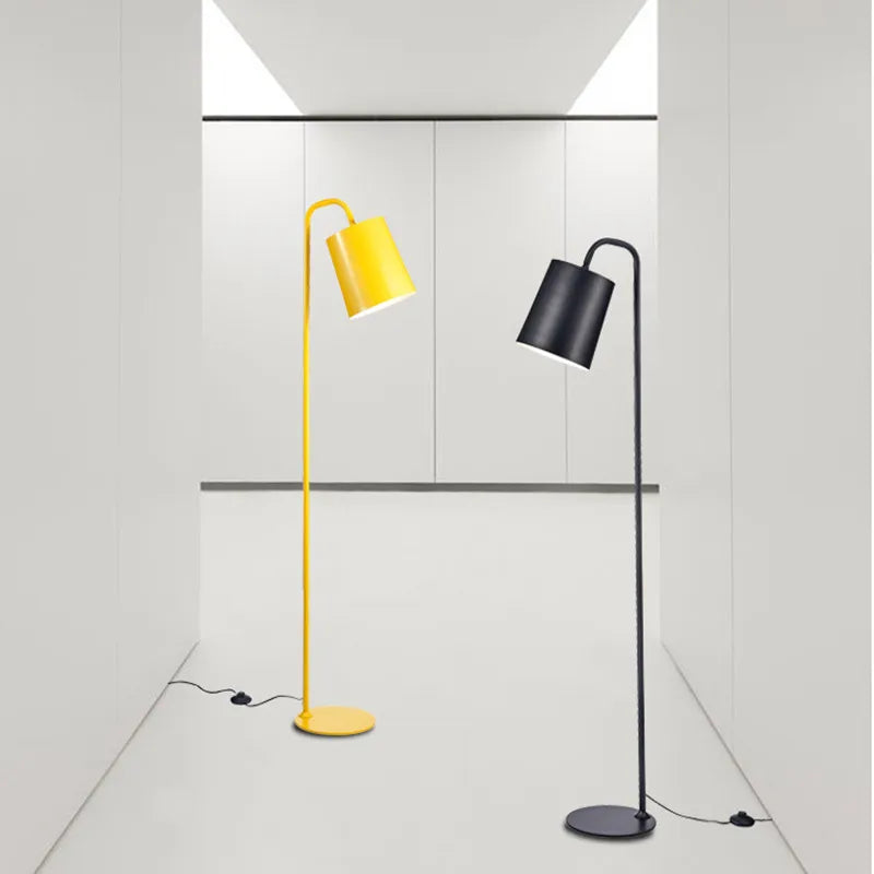 lampadaire décoratif style nordique en couleur macaron - vue 2 sur 7