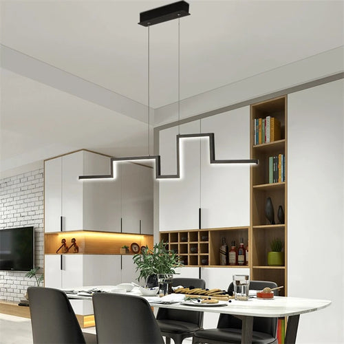 lustre géométrique post-moderne nordique led pour restaurant