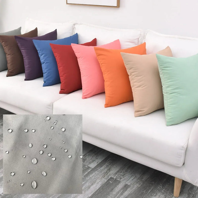housse de coussin imperméable pour extérieur 45x45 60x60 cm