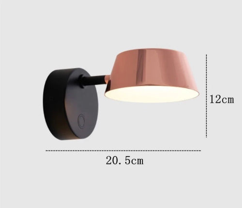 applique murale led rotative design nordique créatif moderne - vue 10 sur 9