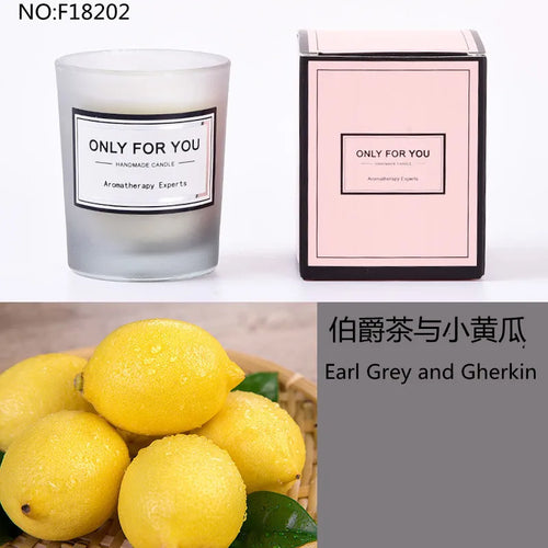 bougie parfumée romantique en cire de soja artisanale avec huiles essentielles - vue 15 sur 26