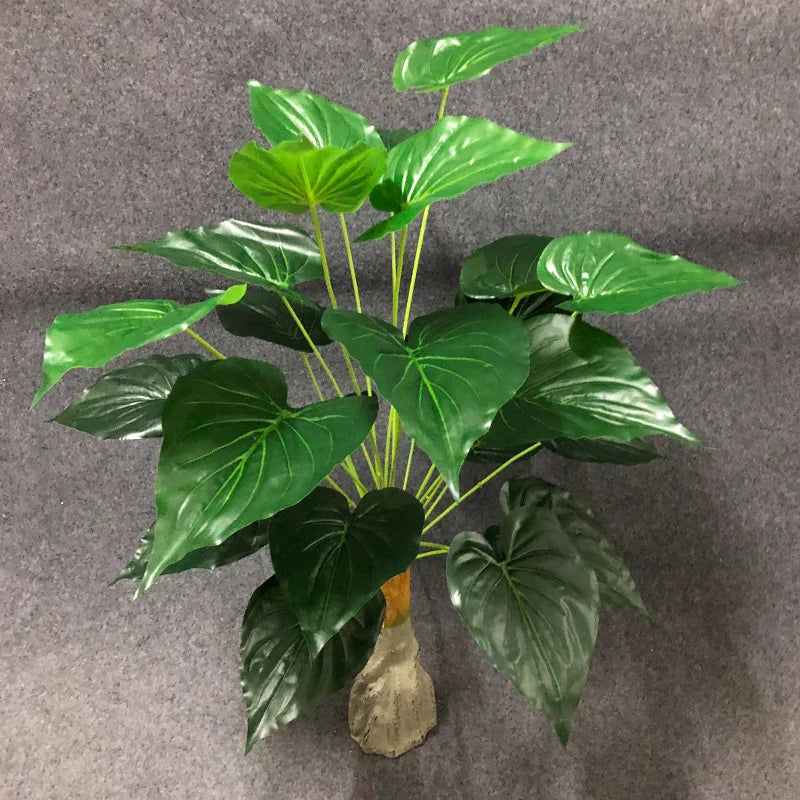 grandes plantes artificielles avec feuilles de palmier décoratives - vue 7 sur 12