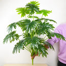 plantes tropicales artificielles monstera feuillage décoratif pour intérieur extérieur