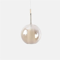 suspension moderne en verre design nordique pour intérieur élégante