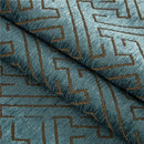 Rideau occultant motif géométrique style moderne sur mesure