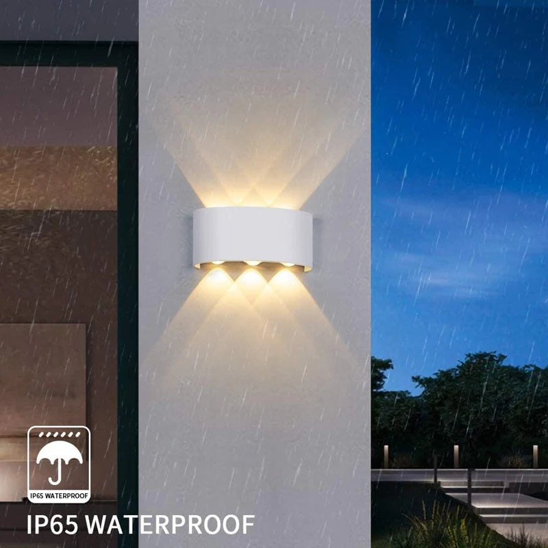 applique murale led étanche pour jardin extérieur et intérieur - vue 9 sur 8