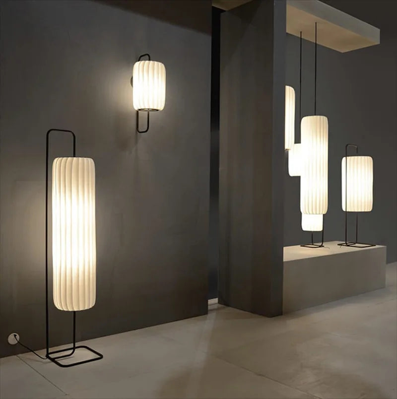lampadaire en soie design artistique pour intérieur moderne - vue 3 sur 8