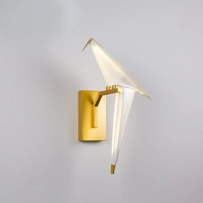 lampe postmoderne en fer acrylique pour amoureux des oiseaux - vue 10 sur 21