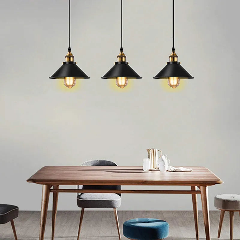 Vintage suspension Loft rétro lustre suspension E27 Base industrielle suspension Edison éclairage domestique pour salon - vue 5 sur 17