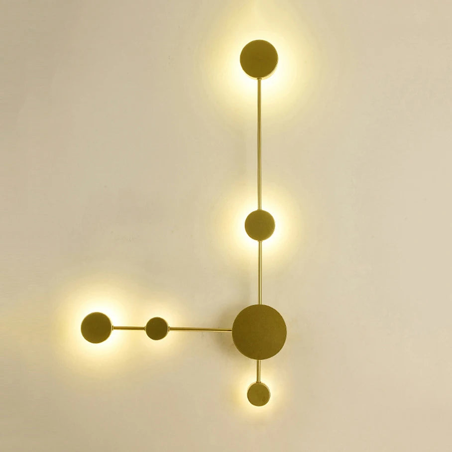 applique murale led postmoderne en acrylique et fer