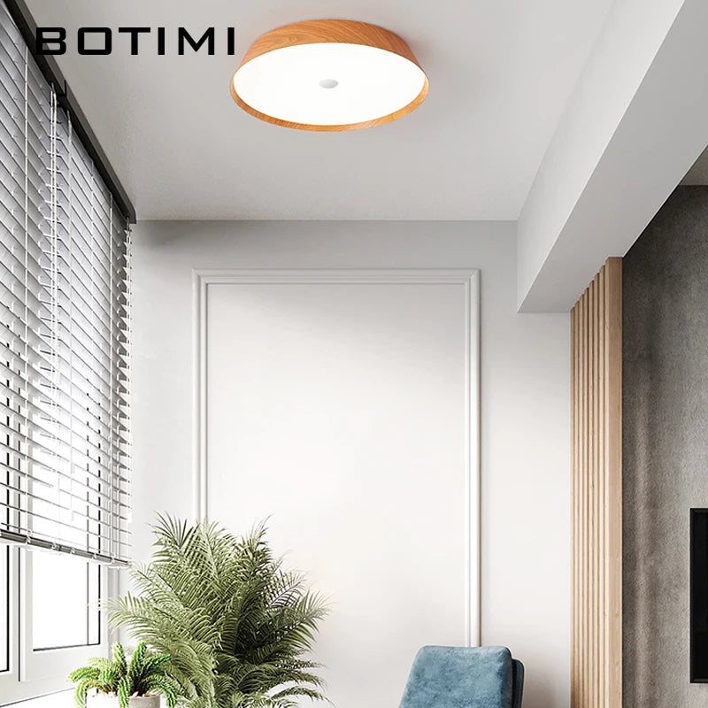 plafonnier métal moderne rond fer chambre surface monté - vue 6 sur 9