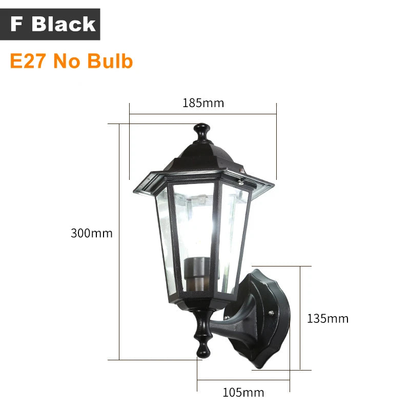 applique murale led rustique en fer vintage pour intérieur et extérieur - vue 11 sur 23