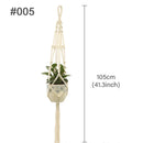suspension macramé pour plantes et décoration murale naturelle