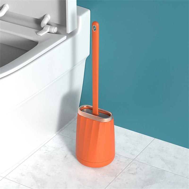 ensemble de brosses de toilette légères et durables pour salle de bain