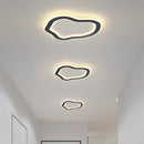 Lampe d'allée ronde nordique plafonnier à LED Dia 25cm monté plafonniers de cuisine créatifs plafonnier carré pour la maison intérieure