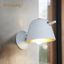 applique murale led macaron noire salon