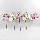 têtes de fleurs artificielles de magnolia pour décoration de mariage et fête