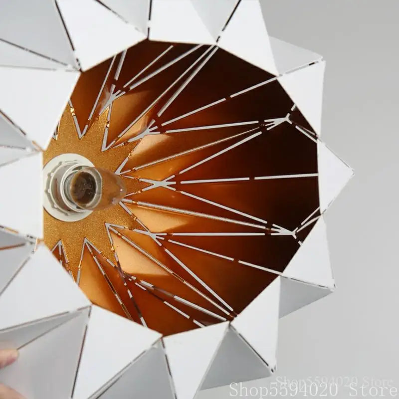 lustre moderne en fer design nordique pour intérieur élégant - vue 5 sur 9
