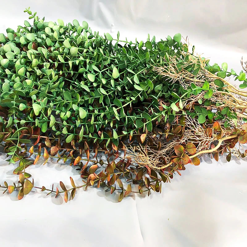 plantes artificielles en rotin d'eucalyptus pour décoration intérieure et extérieure - vue 6 sur 8