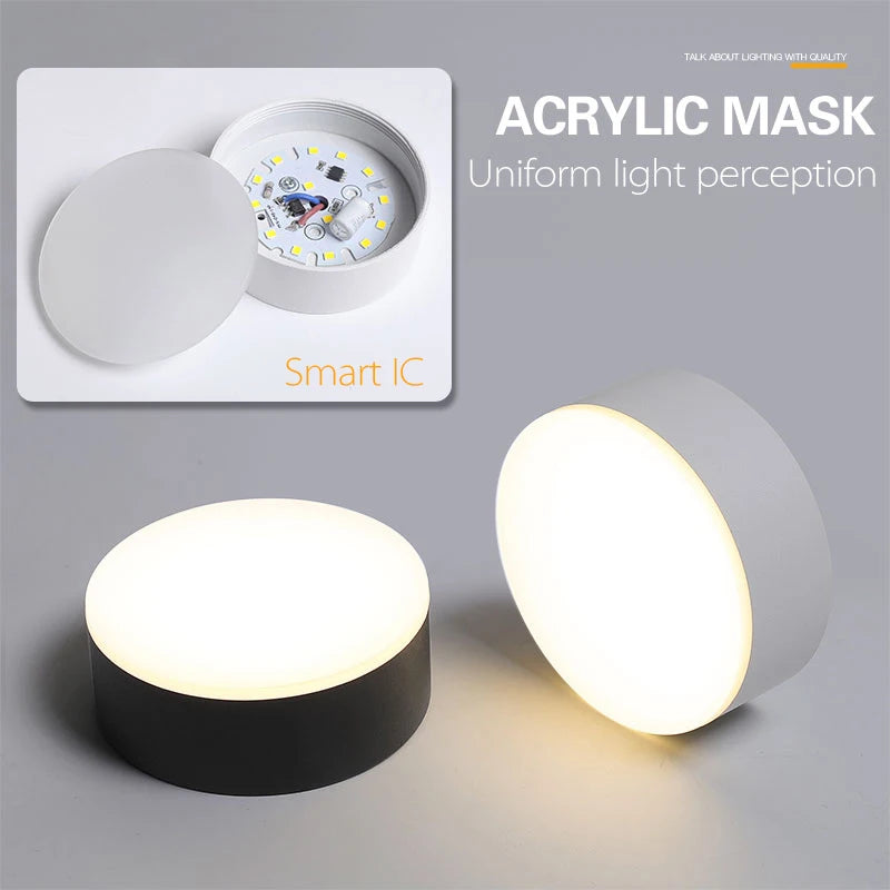 spot lumineux led monté en surface à intensité réglable