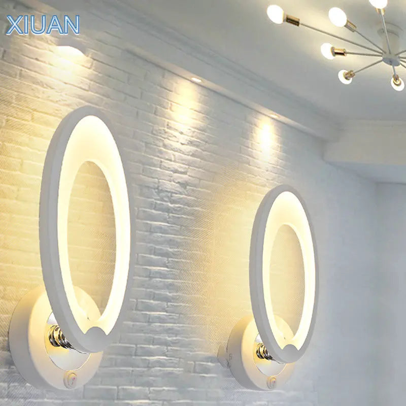 applique murale led moderne avec interrupteur minimaliste
