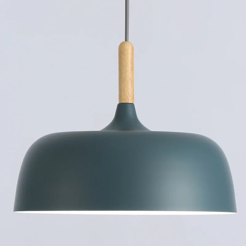 suspension macarone moderne en fer pour restaurant café - vue 8 sur 12