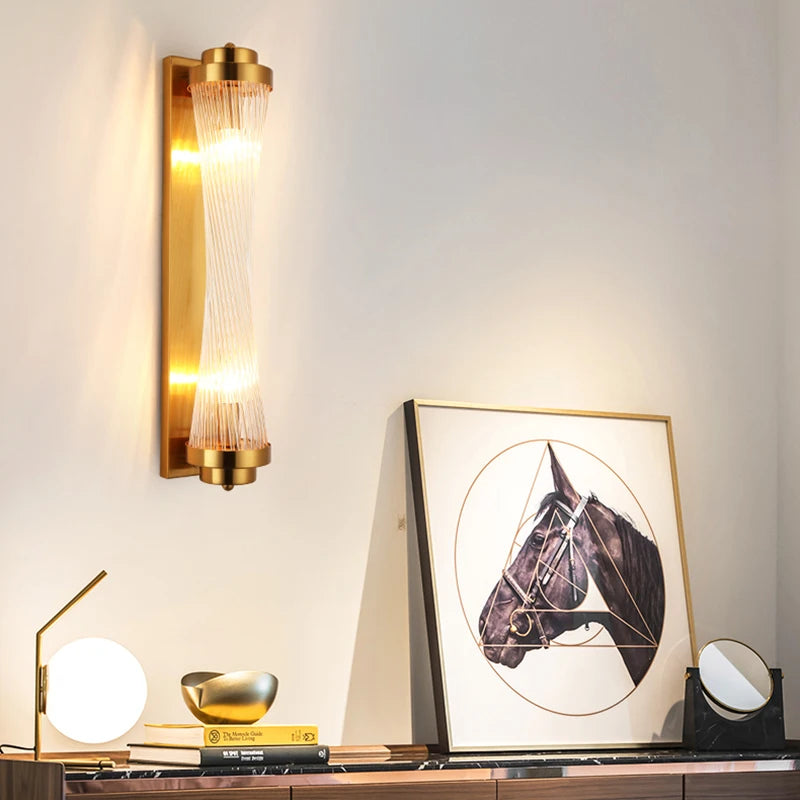 Applique murale Led en cristal post-moderne - vue 4 sur 12