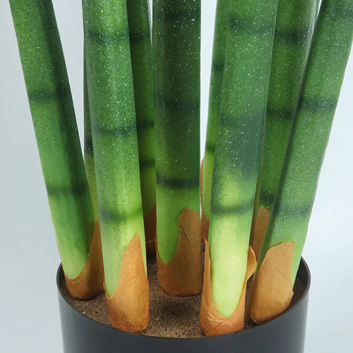 cactus artificiel cylindrique en plastique pour décoration intérieure et extérieure - vue 4 sur 9