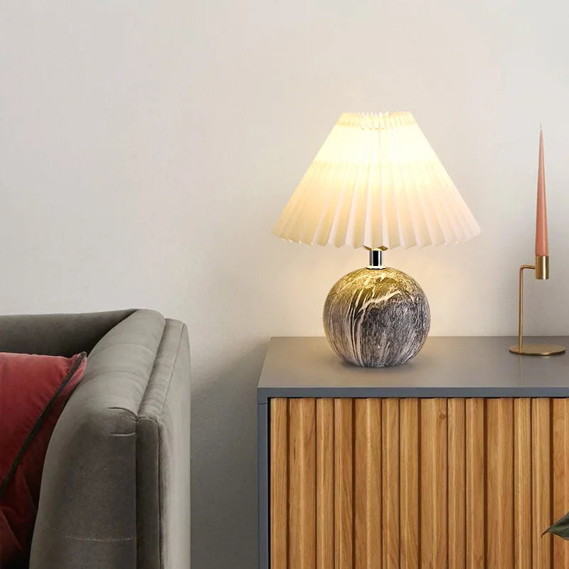 lampe de chevet moderne en céramique pour bureau et veilleuse créative - vue 4 sur 18
