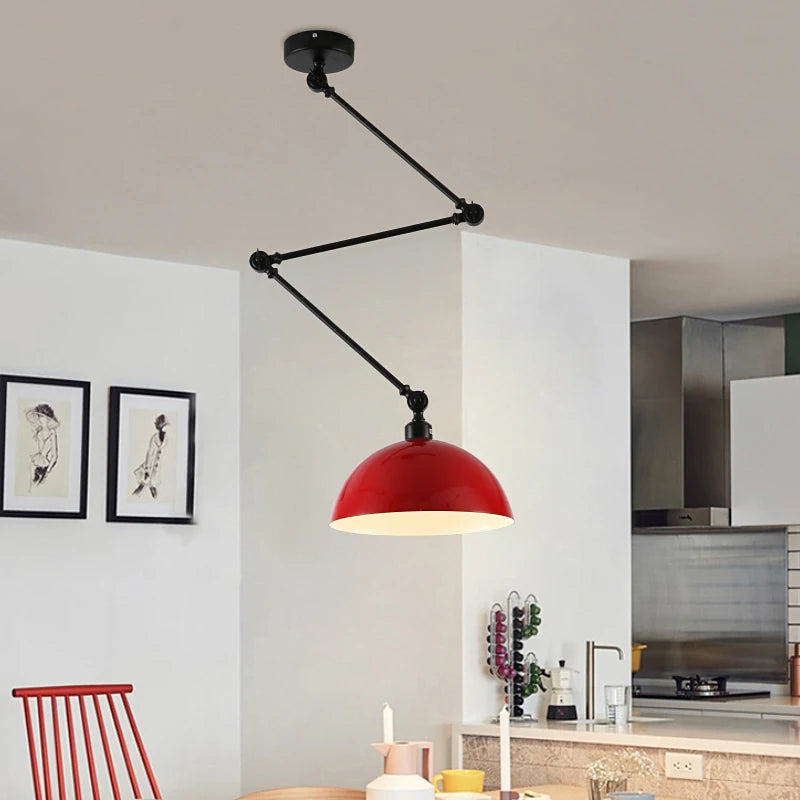 plafonnier led suspendu design scandinave moderne en aluminium