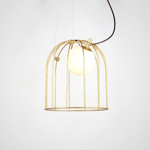 Suspension design avec abat-jour métallique ajouré Ohio - vue 8 sur 10