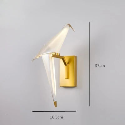 lampe postmoderne en fer acrylique pour amoureux des oiseaux - vue 10 sur 21
