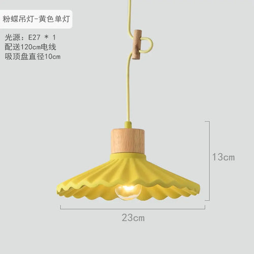 suspension moderne simple led en ciment nordique - vue 17 sur 16