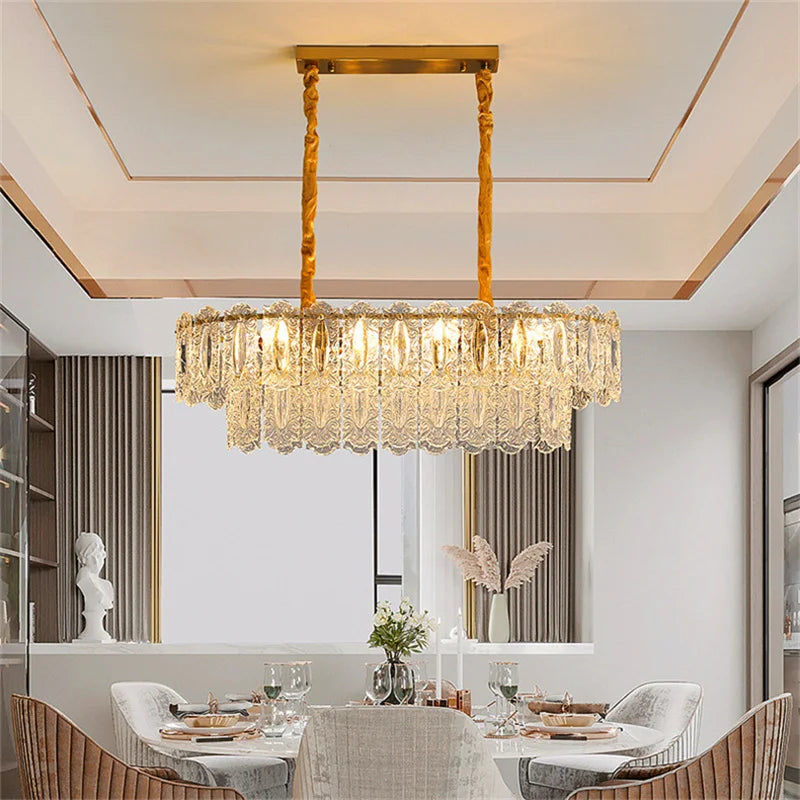 lustre rond en verre artistique pour intérieur moderne - vue 5 sur 15